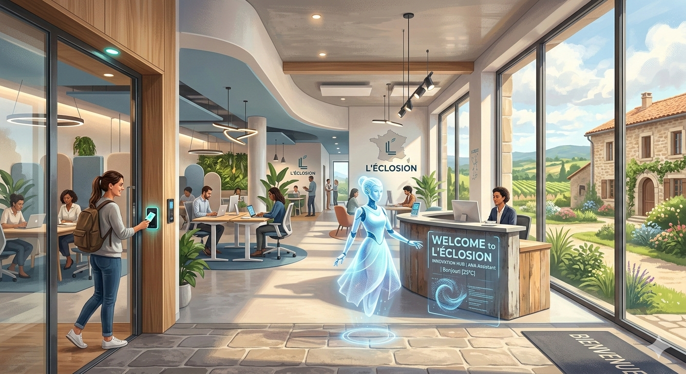 LIA, l’intelligence artificielle du CoWorcenx : comment un tiers-lieu devient un bâtiment autonome