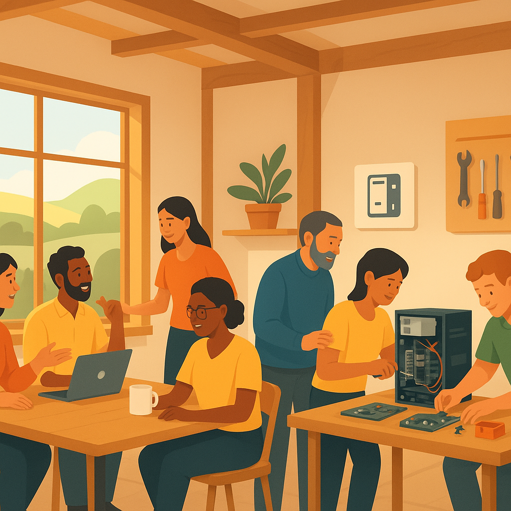 Vieux PC et réemploi numérique : ce qu&rsquo;on fait au CoWorcenx